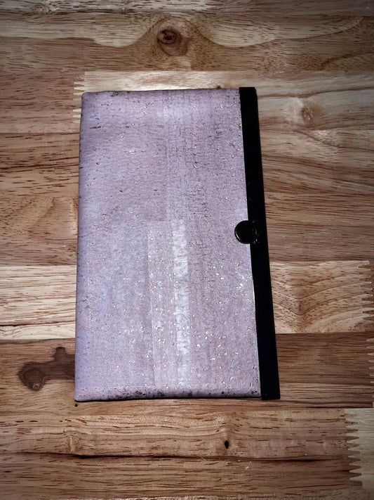 Clasp wallet Cork Pink Champagne