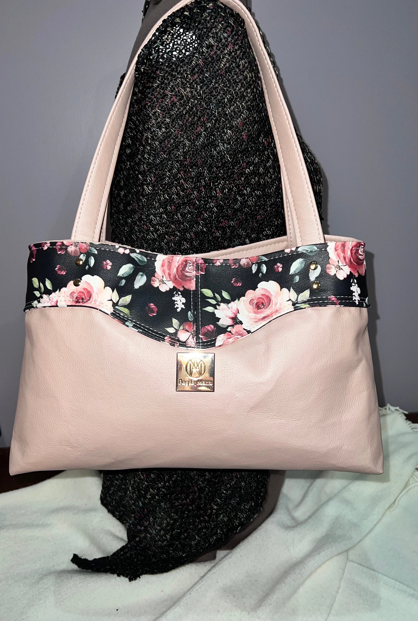 Handmade  Rose Sew Pretty Handbag