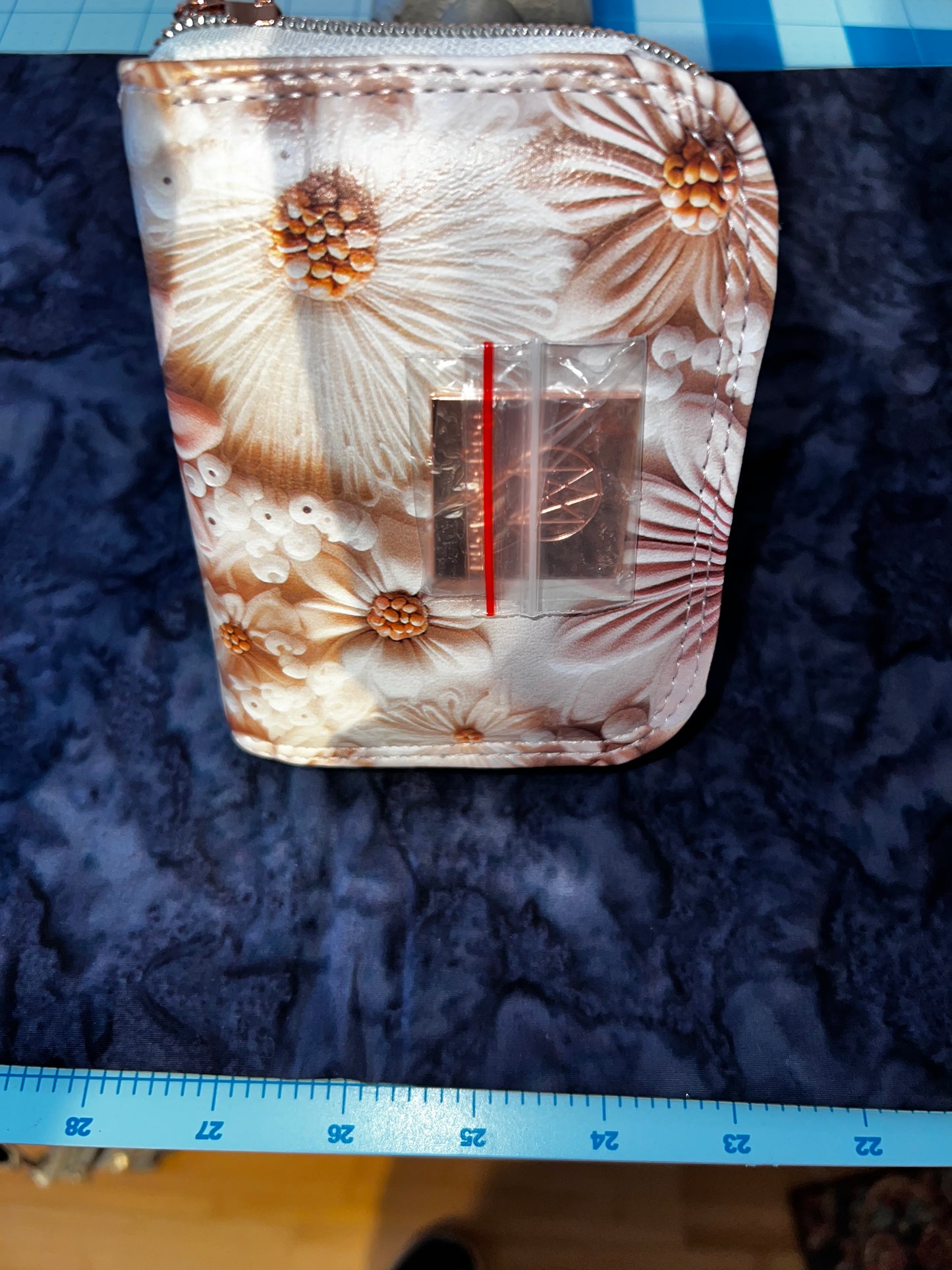 Floral Zip around wallet