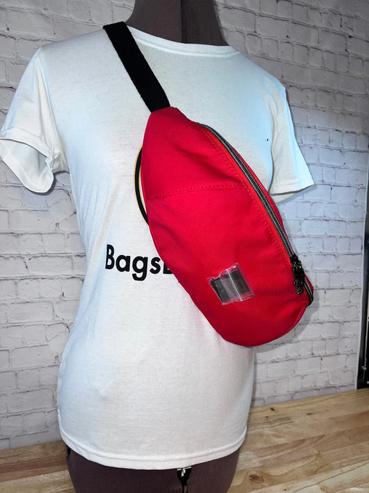 Canvas shoulder Sling RED